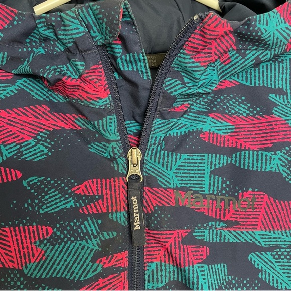 Marmot "Tasman" 34520 Ski Coat Pink Blue with Hood | Size M - Picture 3 of 10